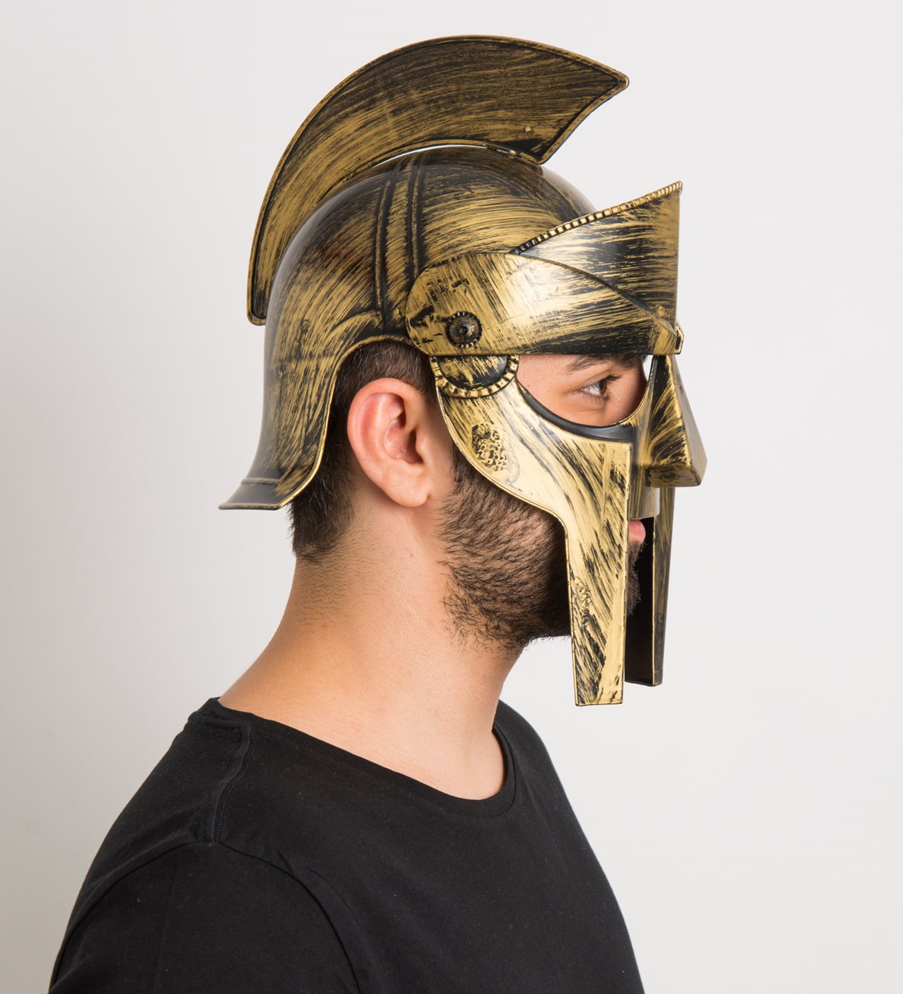 Gladiator Battle Helmet Helmet Thin Helmet Gold Color