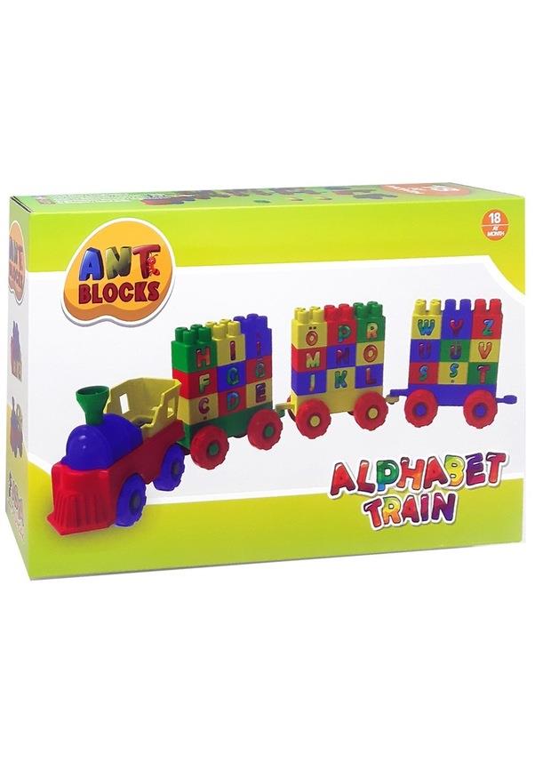 56 Piece Letter Train Blocks