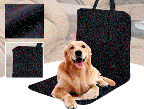 Pet Single Car Seat Cover - Black