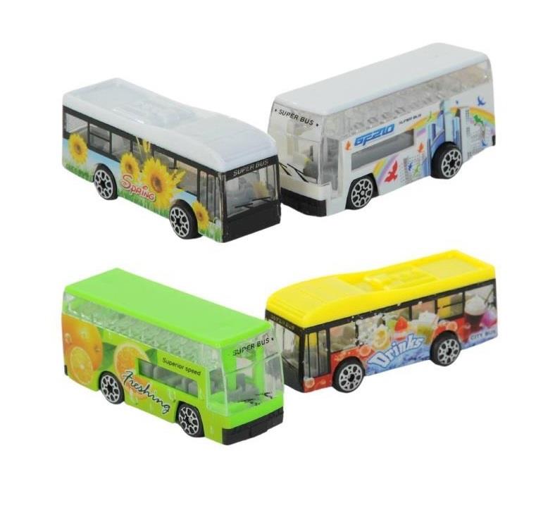 Mini 4 Bus Set 7 Cm