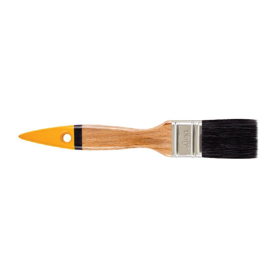 Luna Black Wooden Handle Oil Paint Brush No:1.5