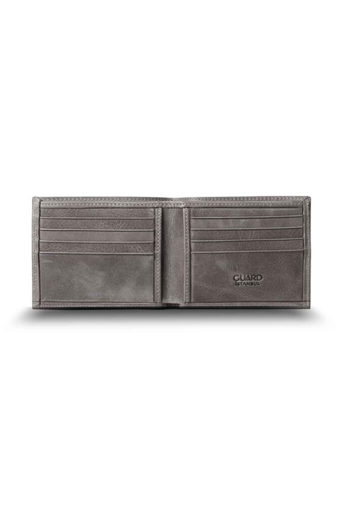 Antique Gray Classic Leather Men's Wallet