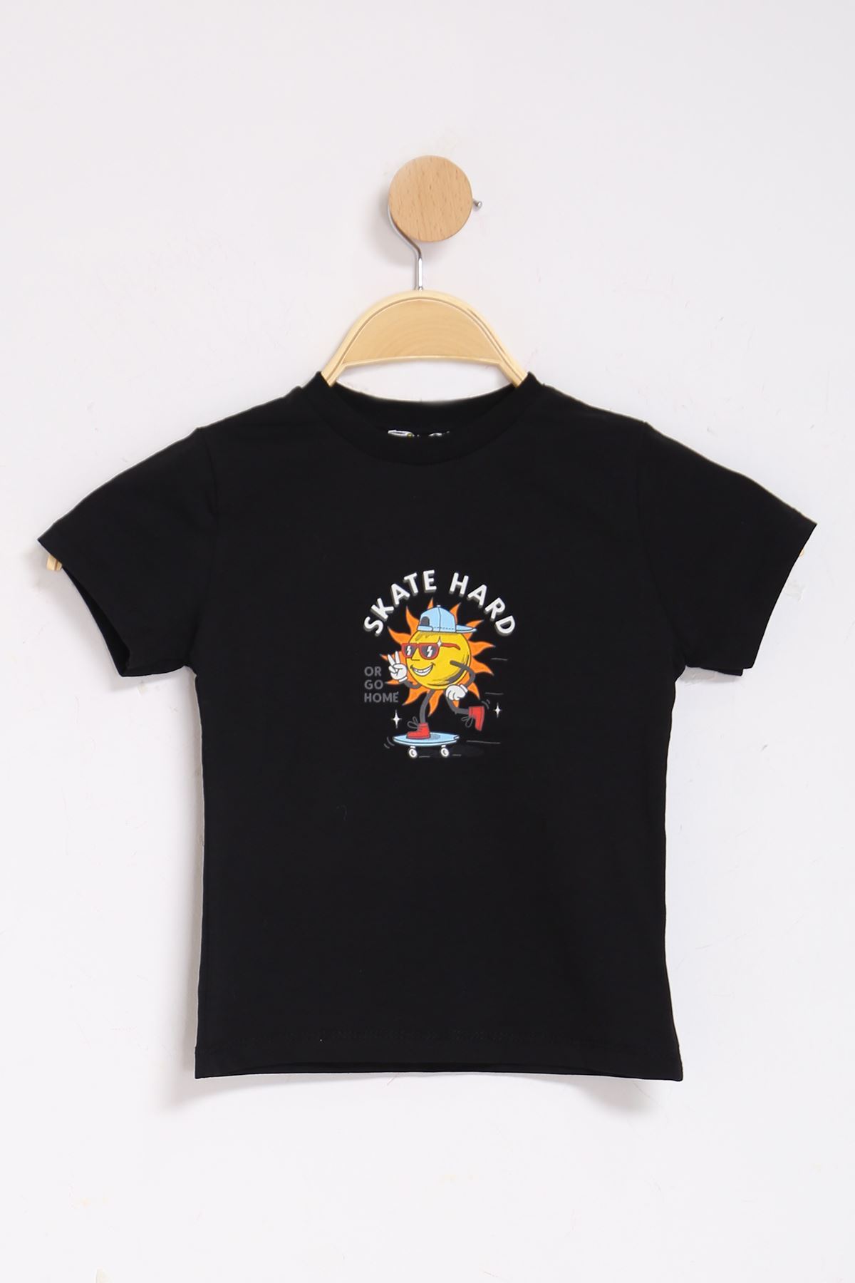 1-4 Years Printed Kids T-Shirt Black