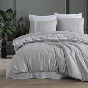 Borderline Double Ranforce Duvet Cover Tulkas V1 Gray