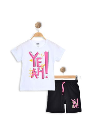 3-7 Years Shorts Set White