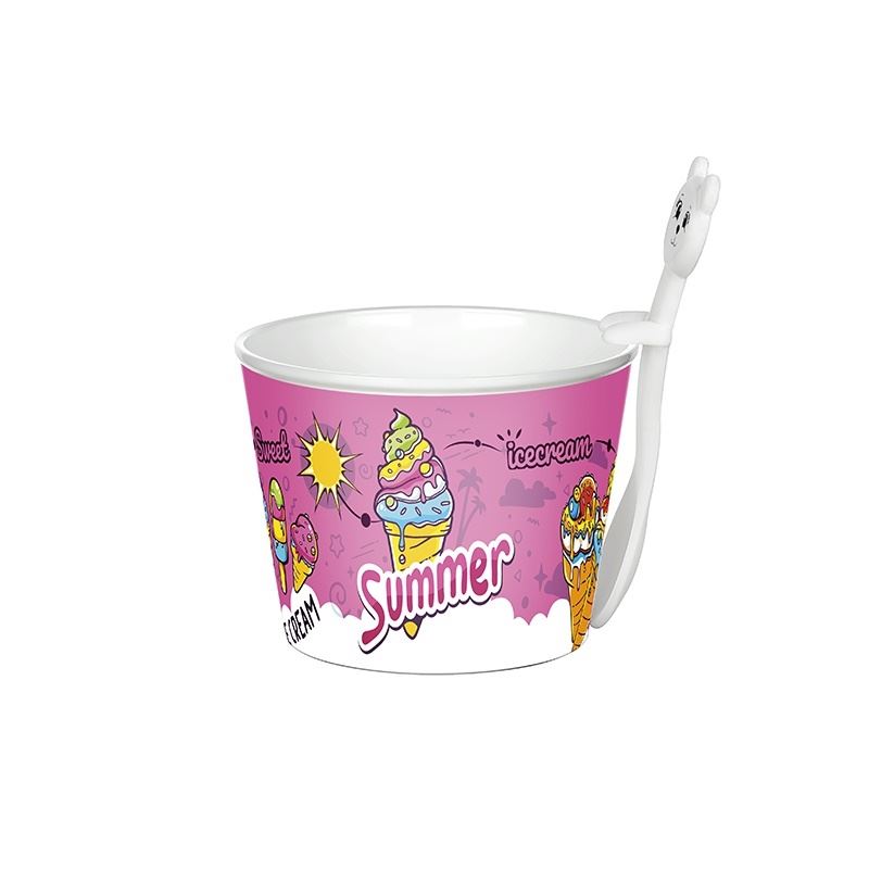 Cupice Spoon Ice Cream And Pudding Container 2 Pcs