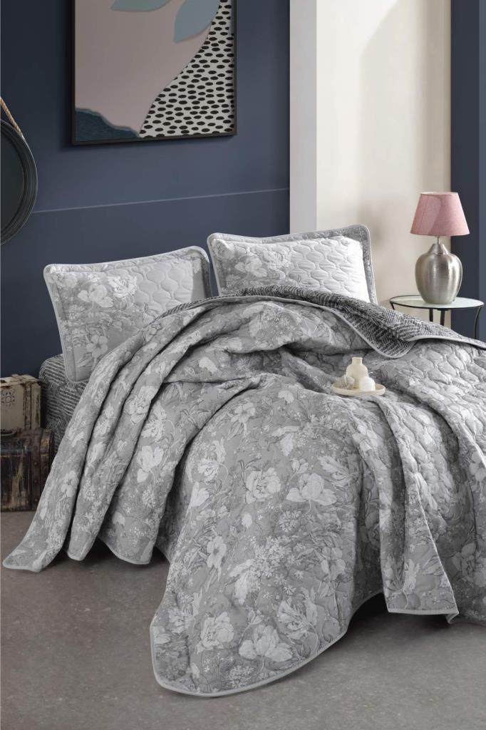 Double Bedspread Destin V1 Gray