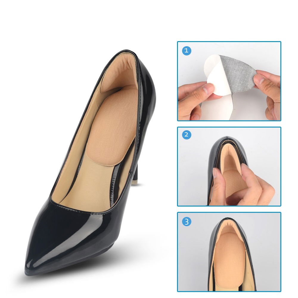 Shoe Anti-Shock And Shrinking Pad Foam Cushion With Heel Support