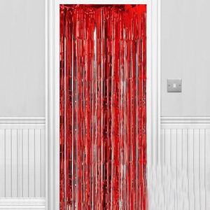 Luminous Wall and Door Curtain Red 90x200 cm