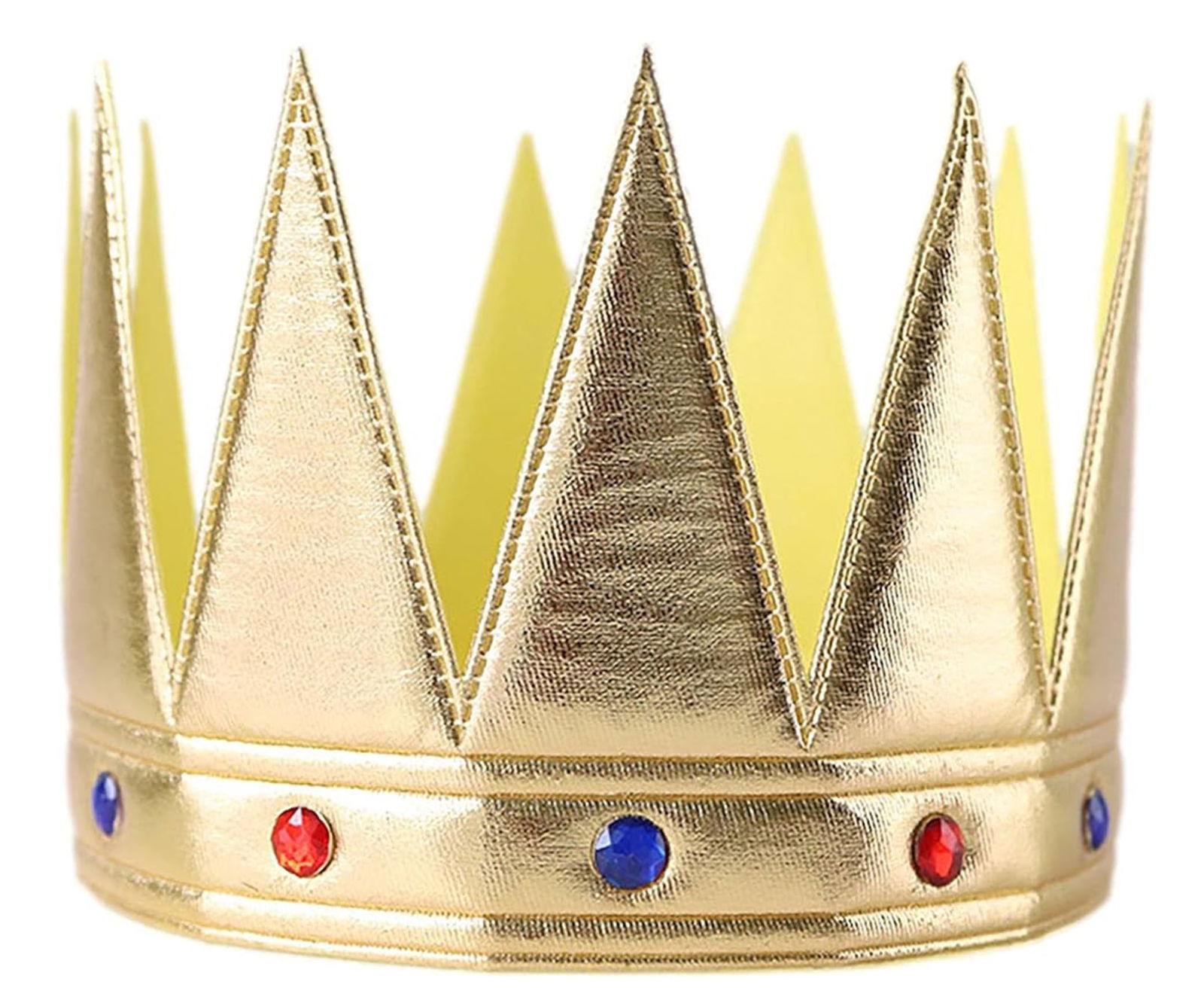 Gold Color Eva Soft King Royal Crown Adult Child Compatible 55 cm