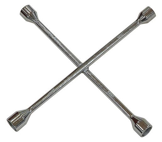 Quad Lug Wrench Chrome Steel Full Professional Socket Lug For All Vehicles