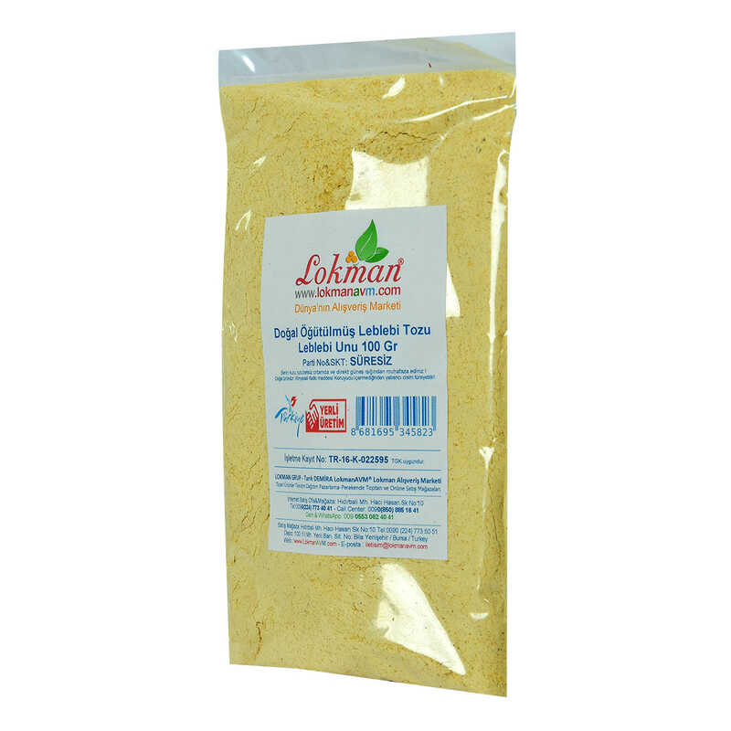 Chickpea Powder Chickpea Flour Ground Natural 100 Gr Package