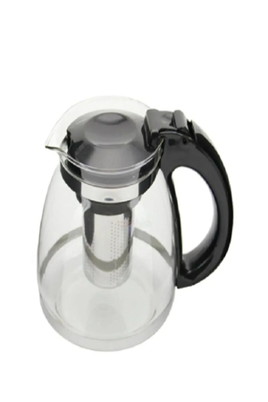 Steel Strainer Glass Tea Maker Service Teapot 1500 Ml. Turk-7488