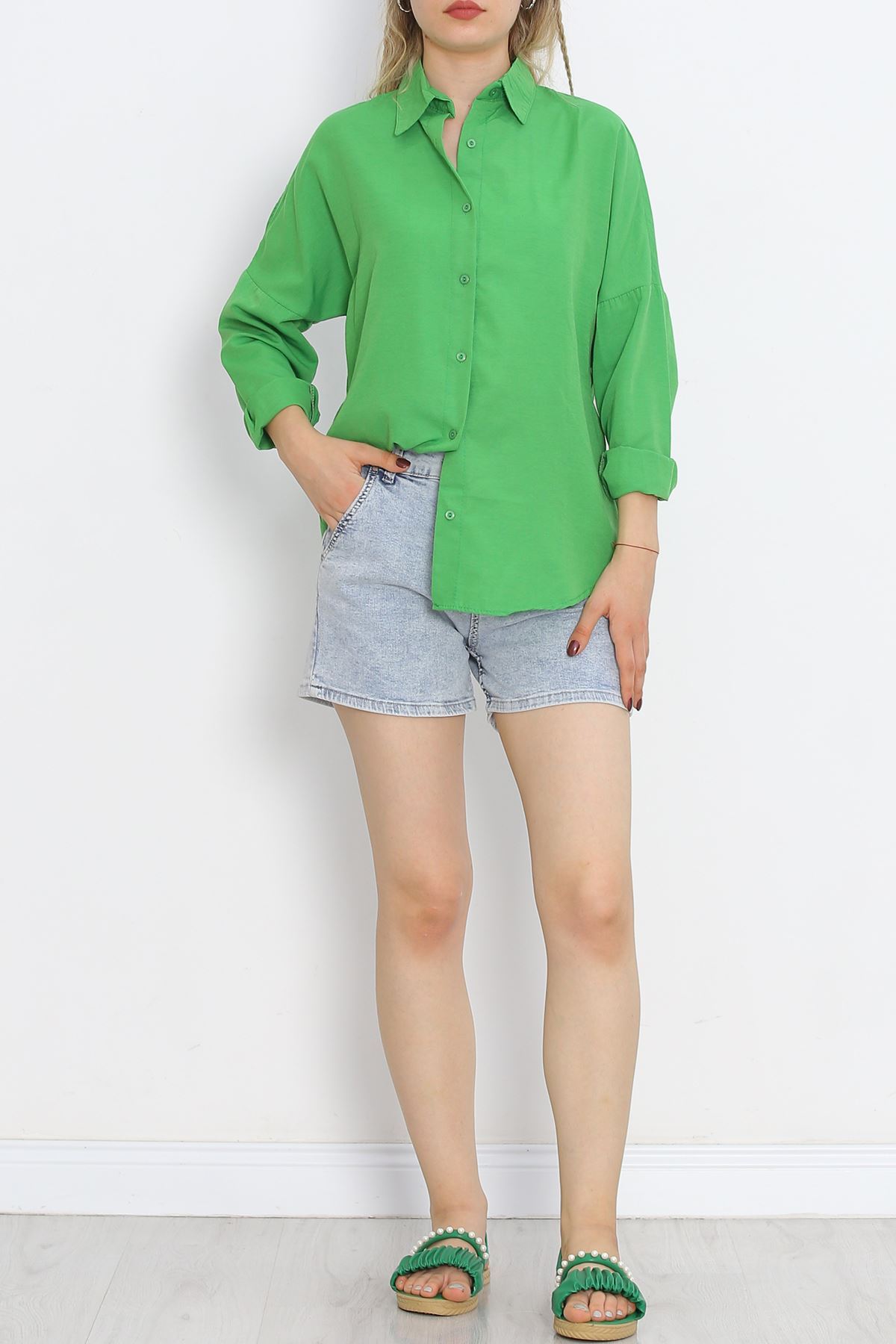 Shabby Shirt Green3