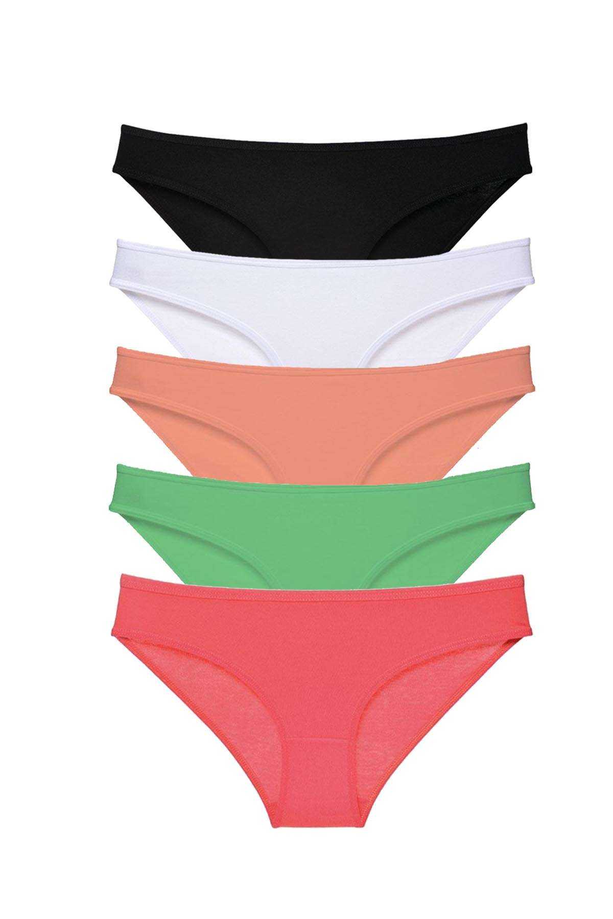 5pcs Super Eco Set Lycra Women Slip Panties 517