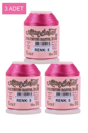 3 Pieces Altinbasak Oya and Lace Floss 20 gr - Turk - No: 005