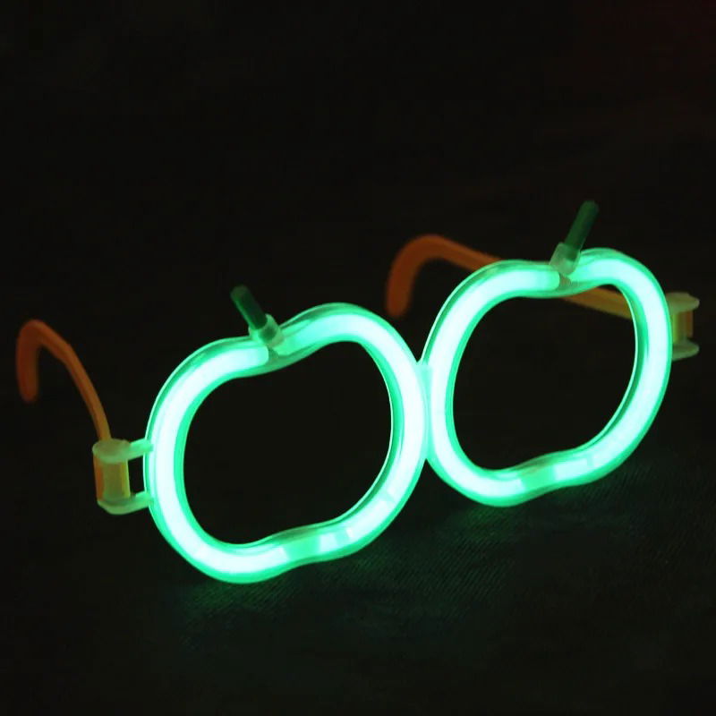 Glow Stick Apple Glasses - Glow Party Glasses - Glow Stick Glasses 12 Pcs