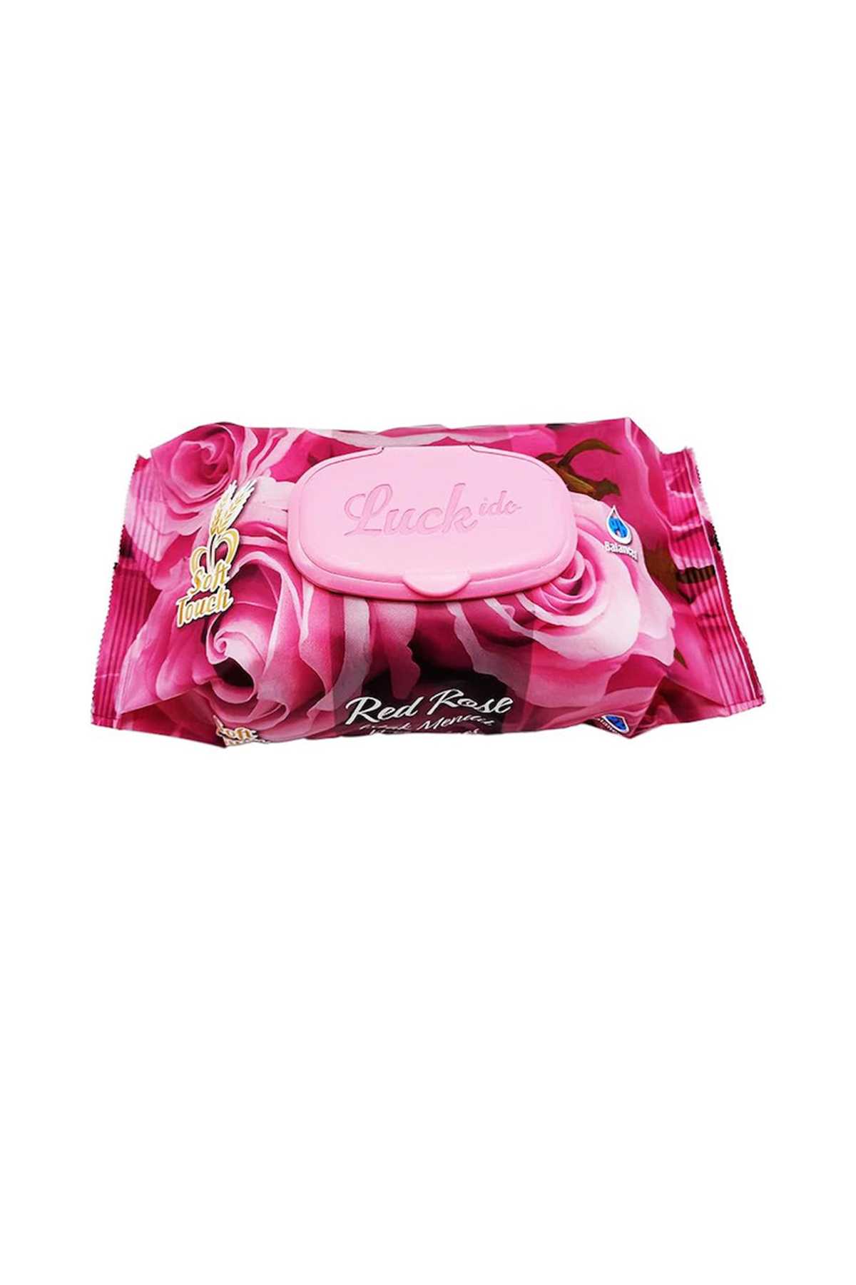 Red Rose Wet Towel Tissue 90 Pieces with Lid Rose Scented