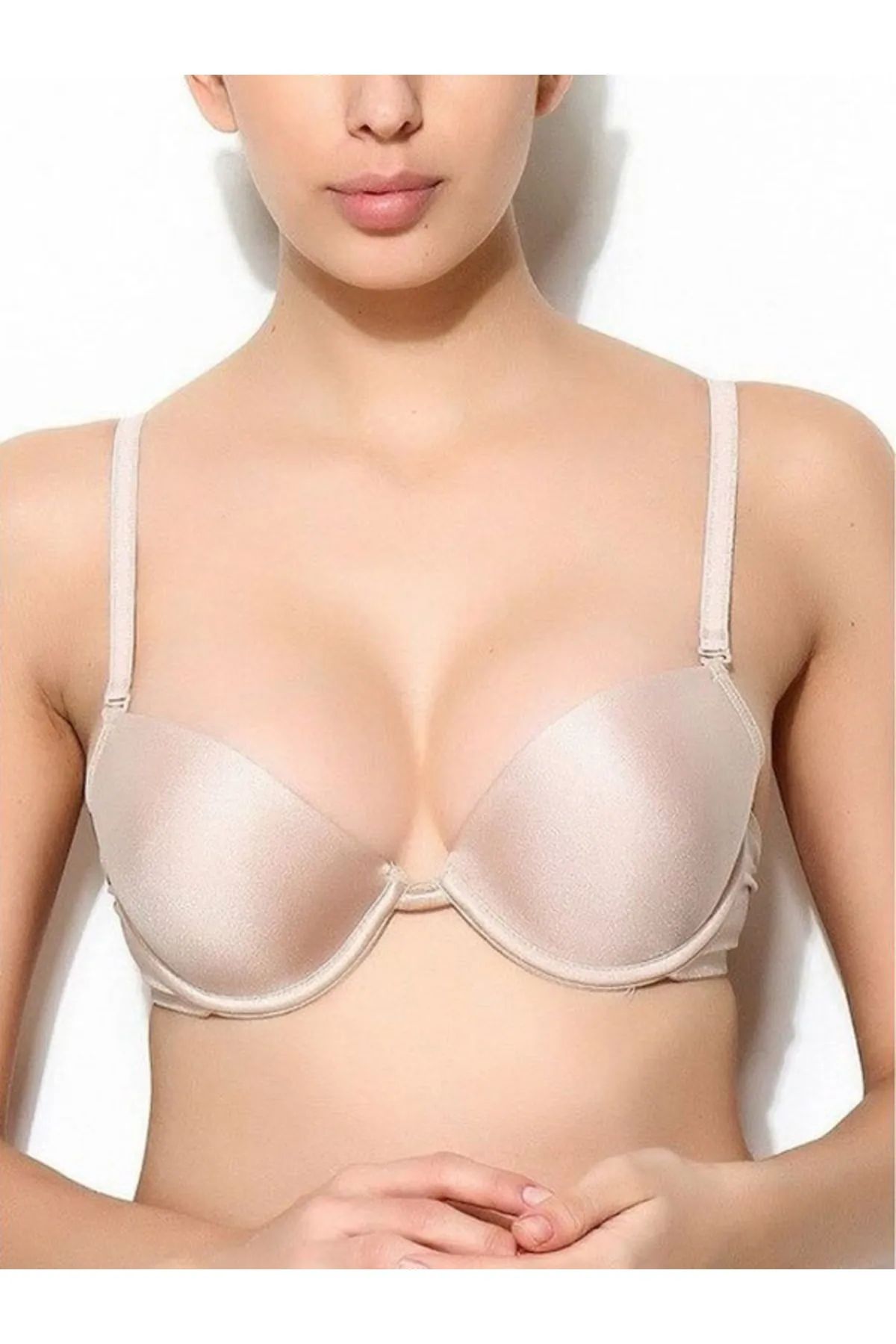 Women's Skin Push-up Padded Basc Bra 2350