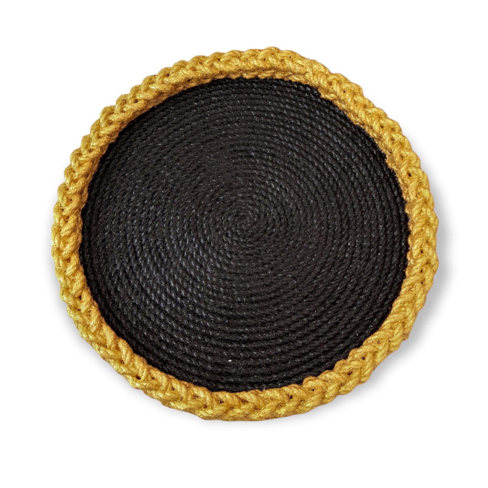 Presentation Tray Decorative Jute Rope Wicker Tray