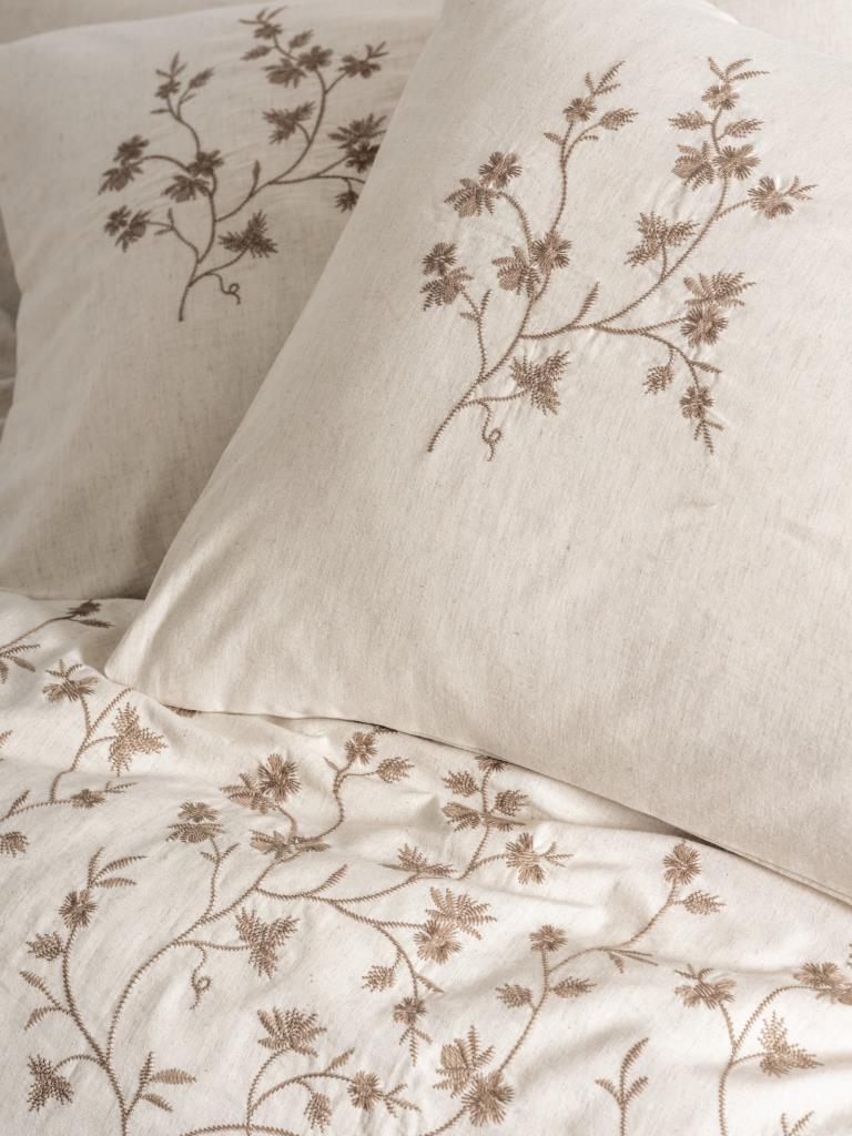 Cotton Linen Double Duvet Cover Hemera