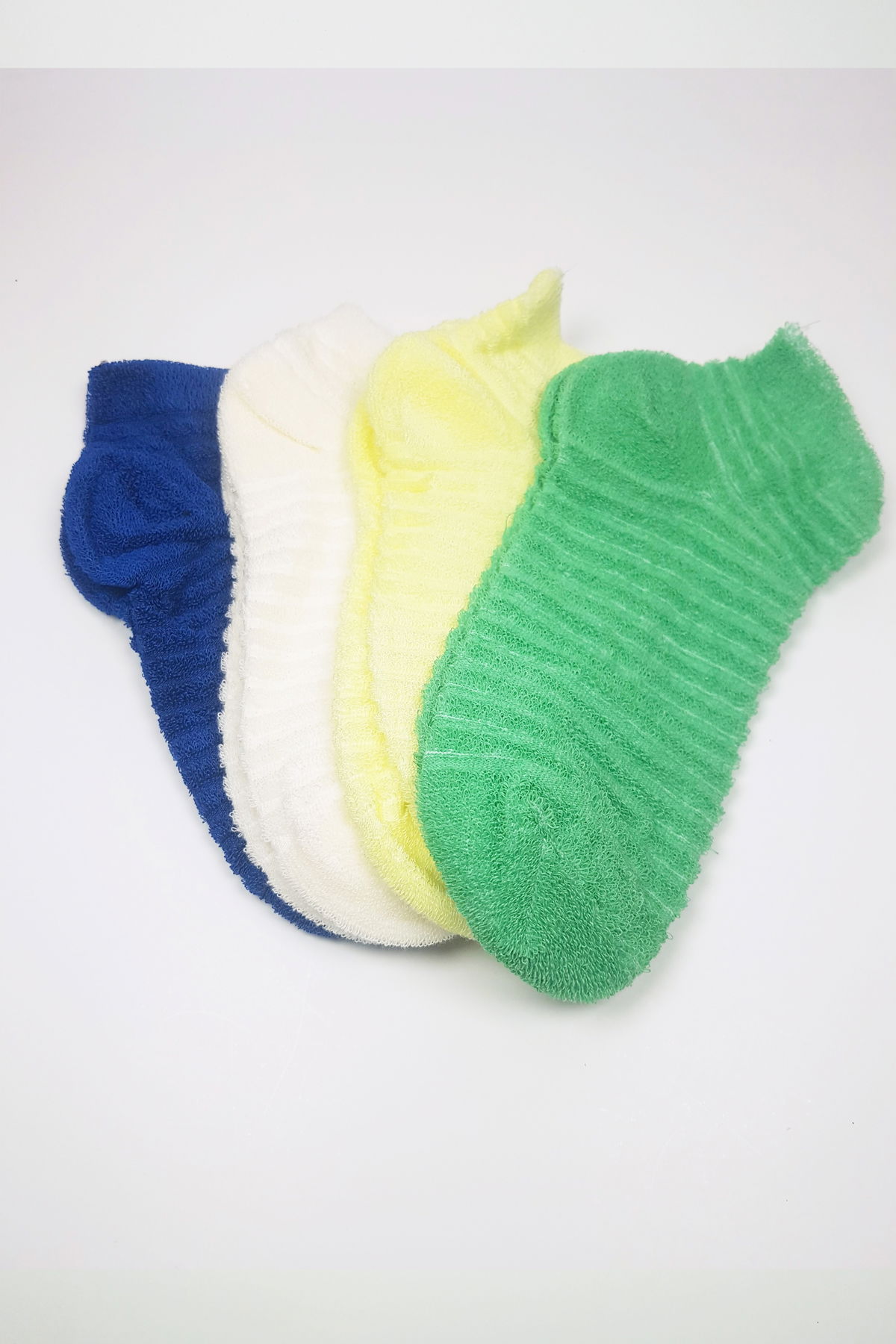 Women Towel Booties Ankle Socks Home Socks 4 Pairs