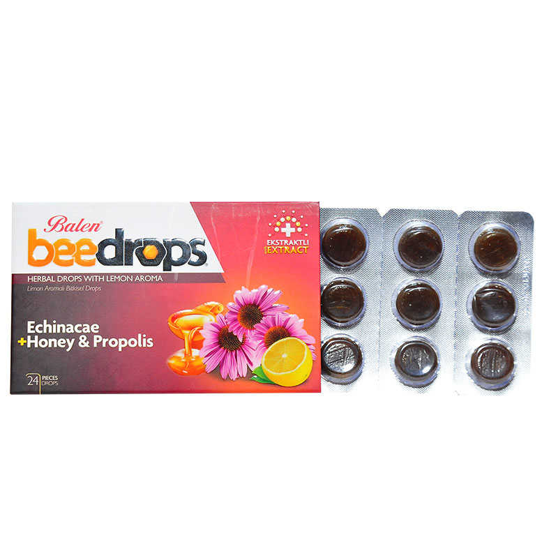 Lemon Flavored Herbal Drops 24Pcs