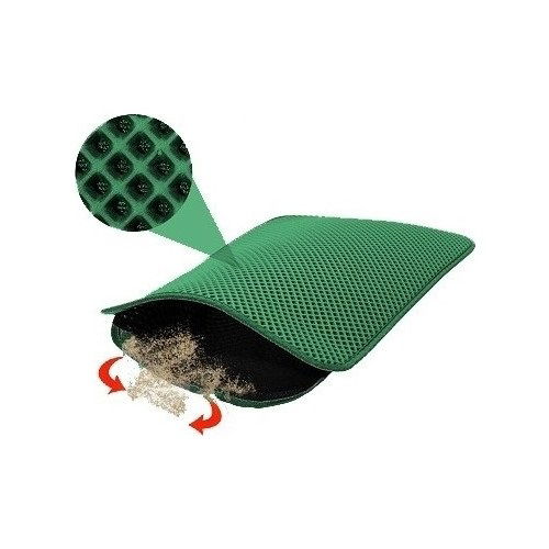 Sieve Cat Toilet Mat - Green