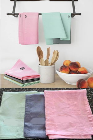 3Pcs Real Microfiber Cleaning Cloth (40x60 cm) - Non-Marking Glass Household Car Cleaning Cloth