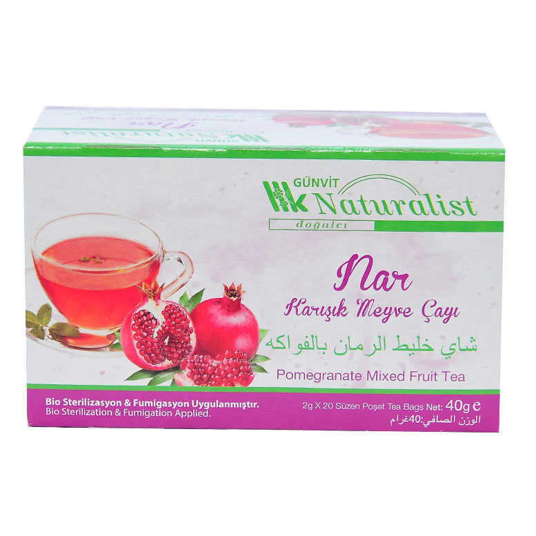 Mixed Fruit Tea with Pomegranate 20 Sachets