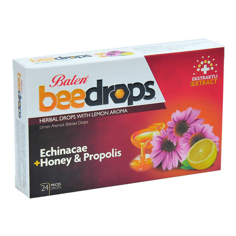 Lemon Flavored Herbal Drops 24Pcs