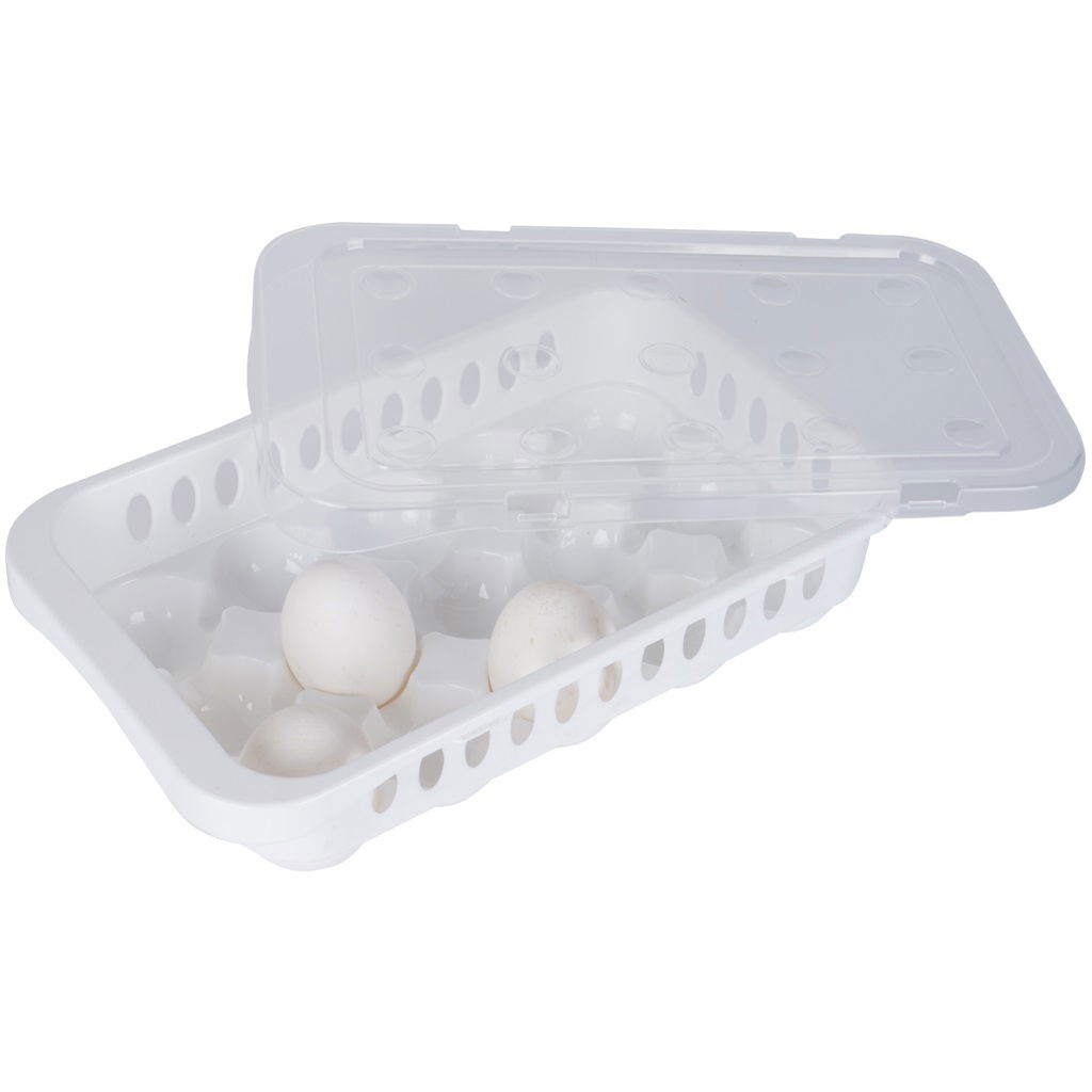 Hygienic Egg Storage Container 15 Compartments with Lid