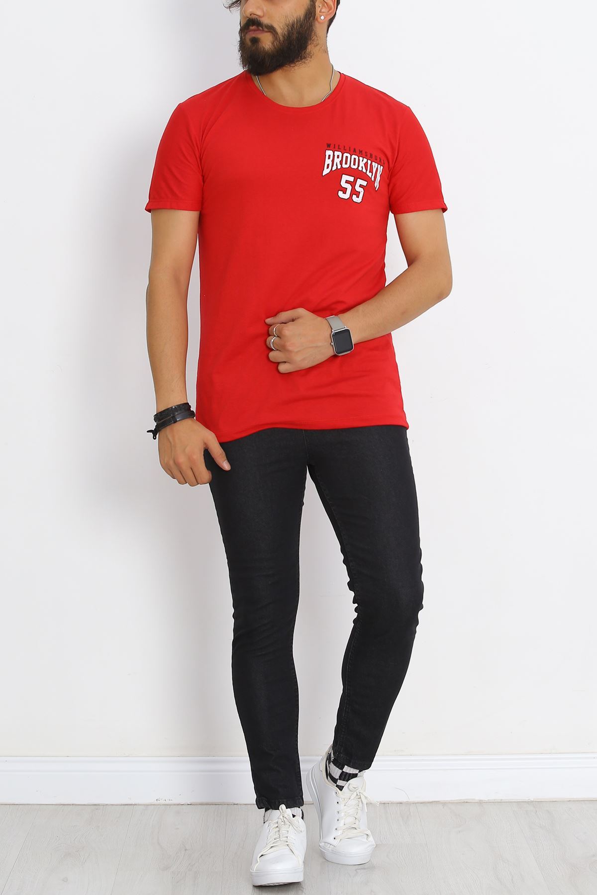 Printed T-shirt Red