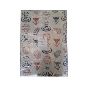 Butcher Plast Laminated Butcher Paper Patterned Flat Sheet 35X50 Cm 5000 Gr 1 Pack