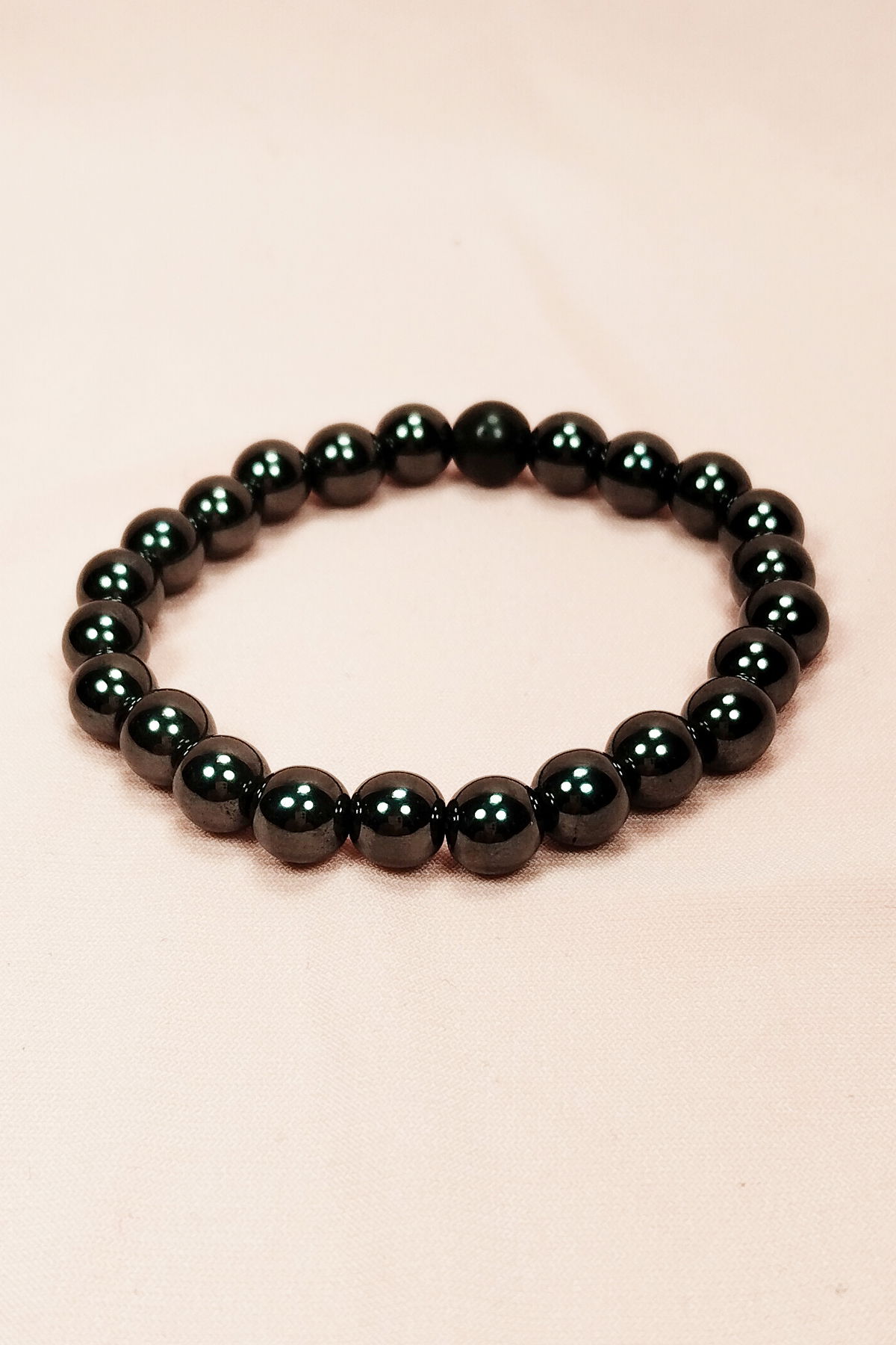 Hematite Natural Stone Bracelet Boxed