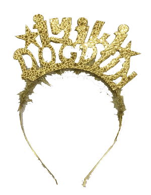 Gold Color Happy Birthday Written Eva Birthday Party Crown