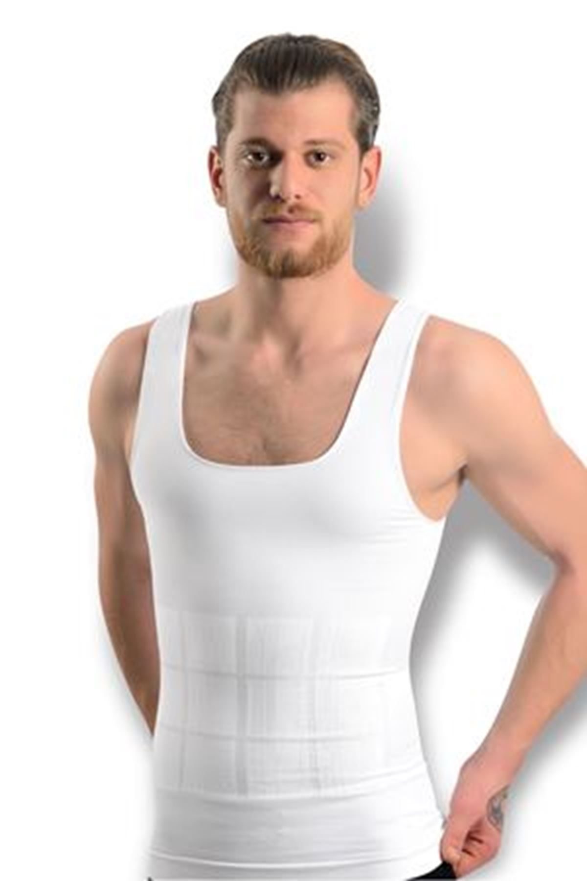 White Men's Seamless Body Contouring Corset