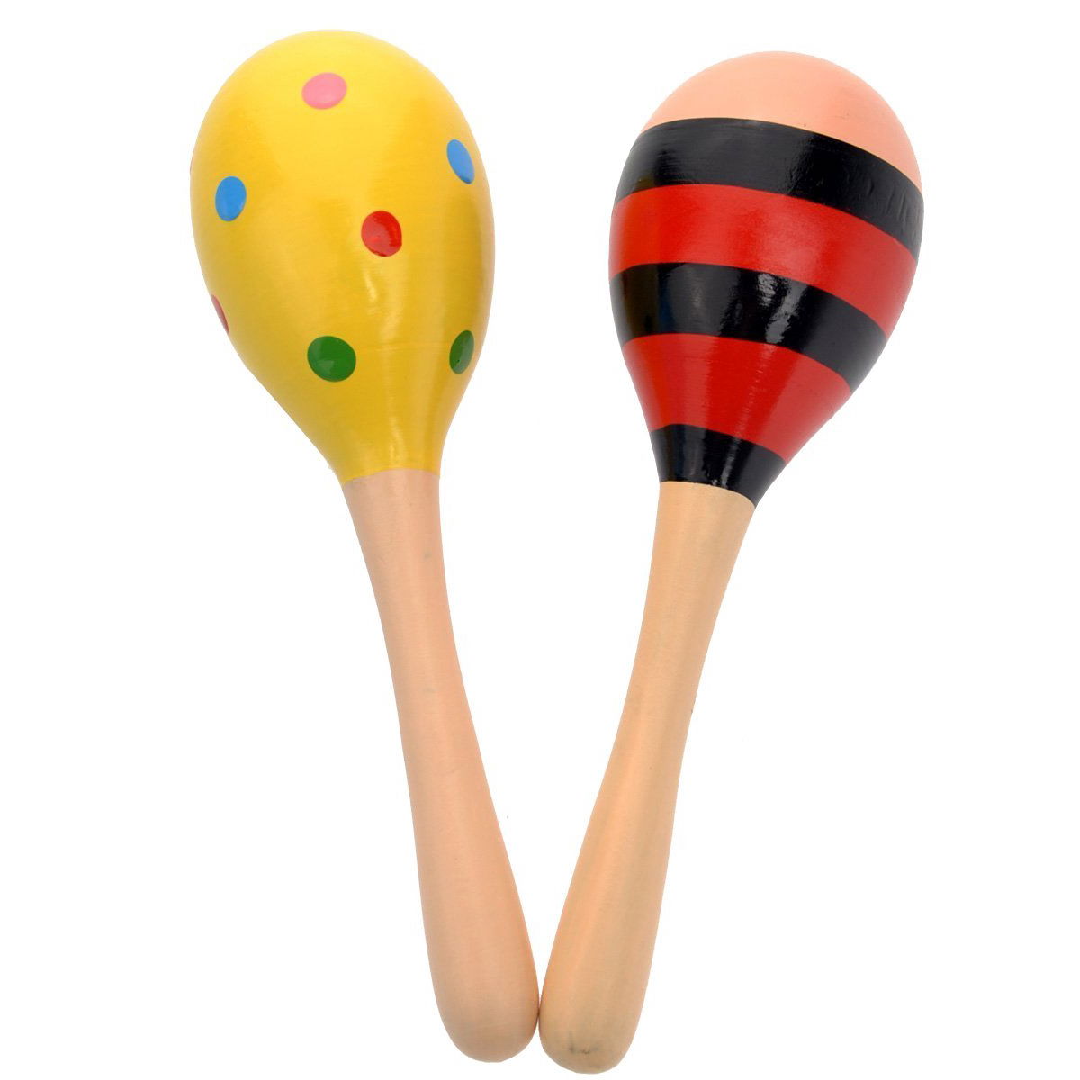 Colorful Wooden Maracas