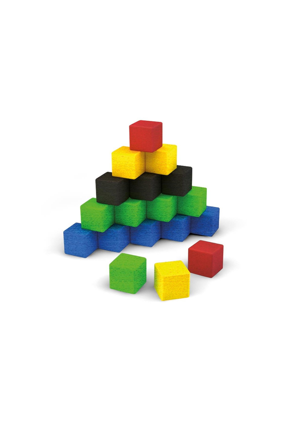 Redka Wooden Colorful Unit Cubes