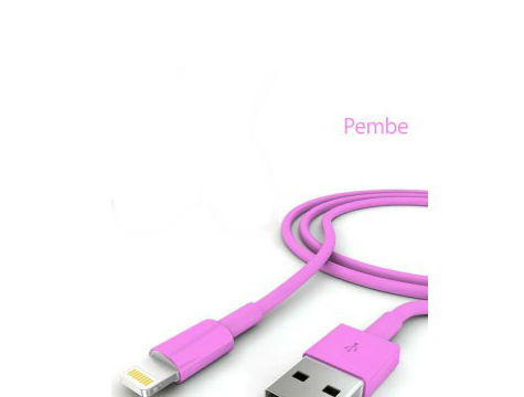 iPhone Charging Data Cable - Pink