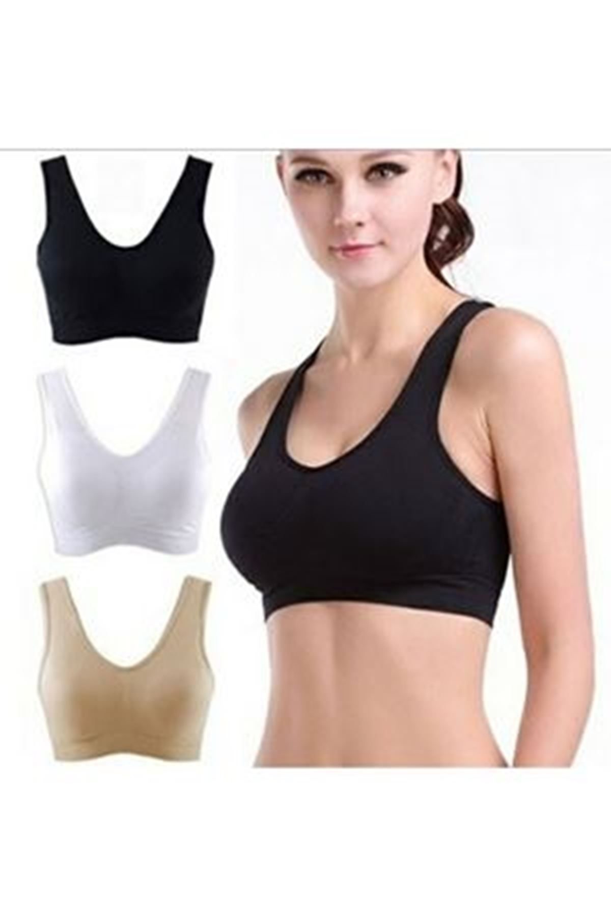 Black Seamless Women's Padded Bra Corset