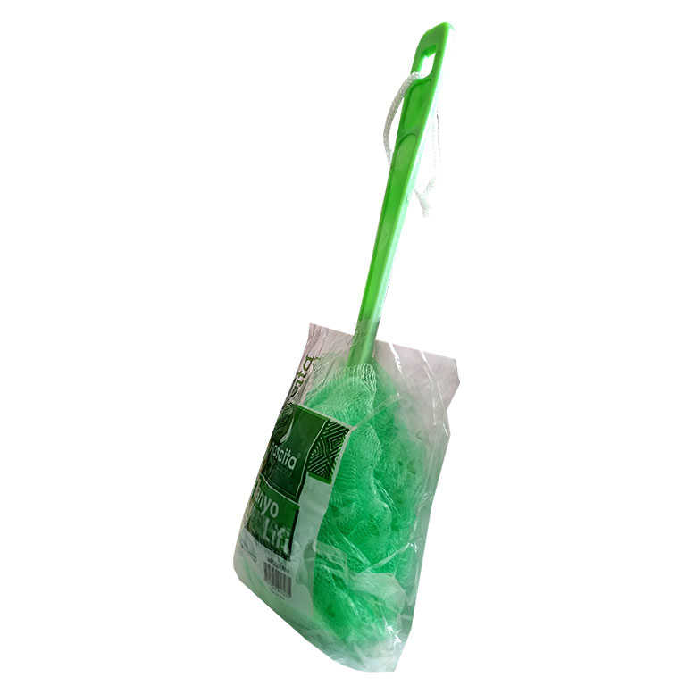 Bathroom Shower Fiber Green with Handle