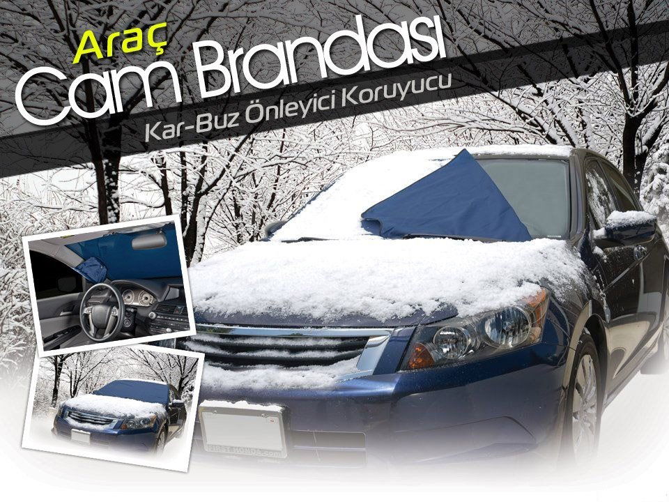 Car Anti-Snow Ice Large Size Car Windshield Tarpaulin (150 cm x 70 cm)