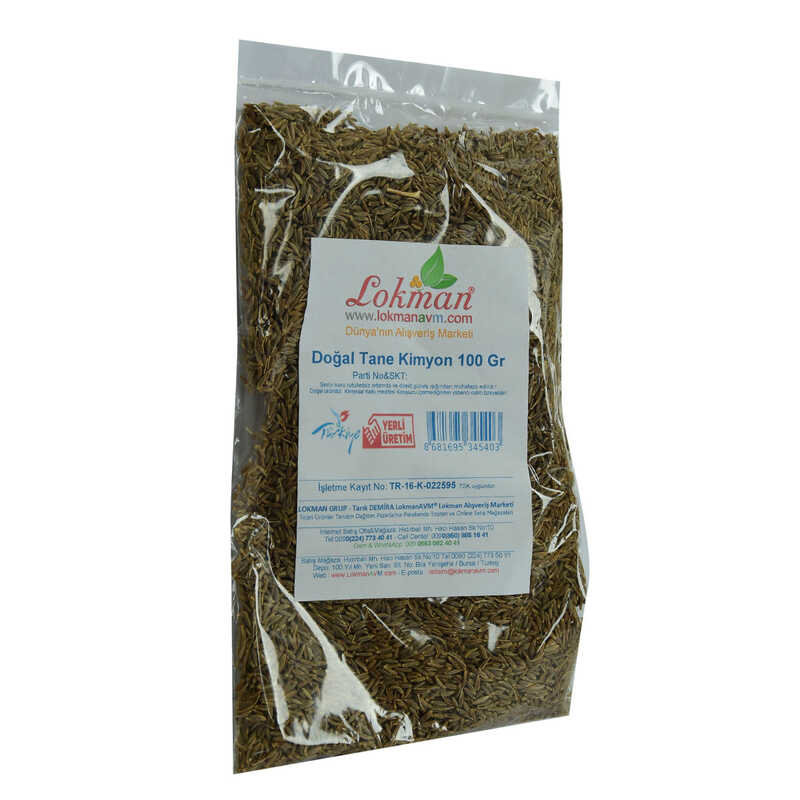 Cumin Natural Grain 100 Gr Package