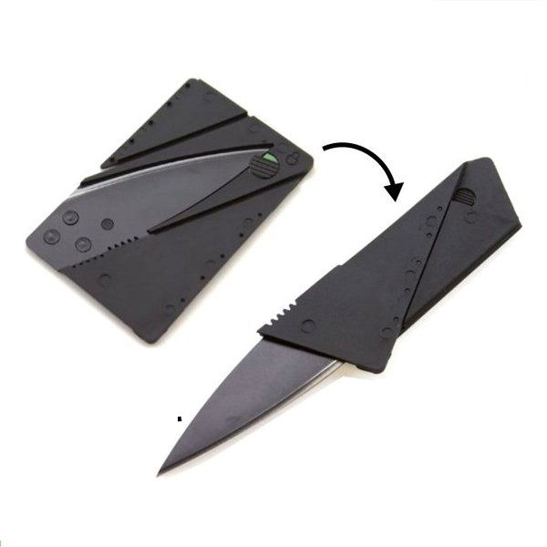 Credit Card Shaped Folding Easy Carry Camping Utility Kit