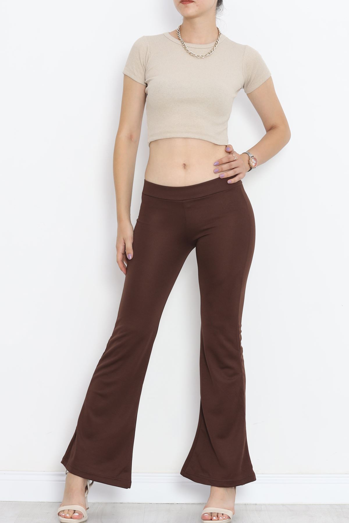 Flared Leggings Coffee