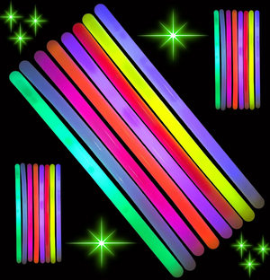 Glow in the Dark Phosphorescent Glow Thick Stick 30 cm 1 Piece