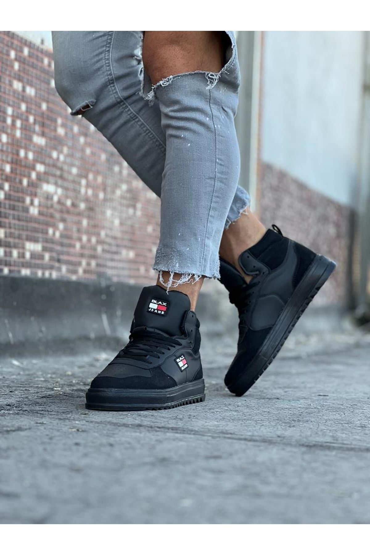 Charcoal Men's Ankle Boots