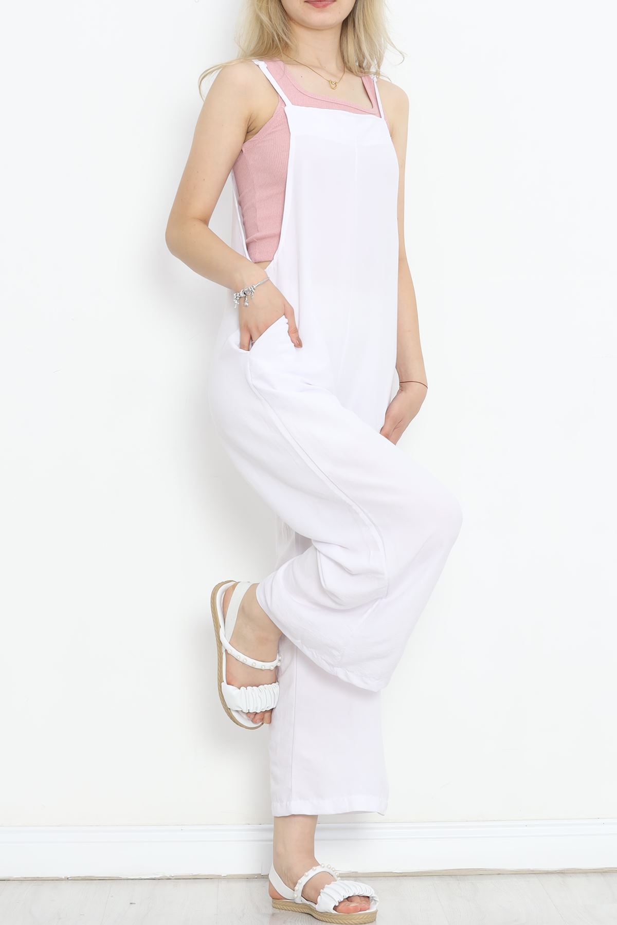 Ayrobin Jumpsuit White