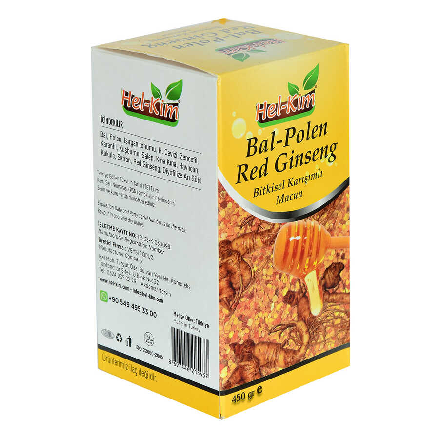 Honey Pollen Red Ginseng Herbal Blend Macunnu 450 Gr